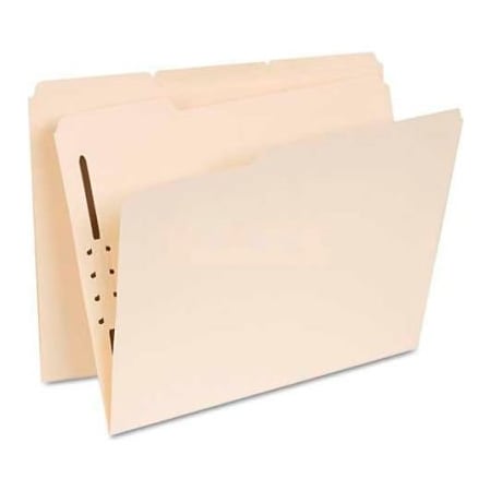 Universal Universal Manila Folders, One Fastener, 1/3 Tab, Letter, 50/Box UNV13410***